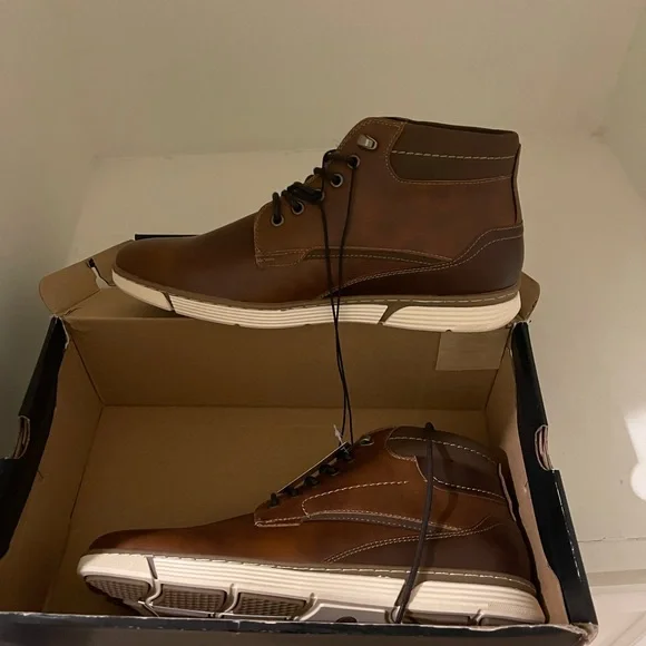 Size 11 J Ferrar boots J. Ferrar Mens Slate Block Heel Lace Up Boots - JCPenney main image 2